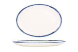 Azure Oval Service Plate 27x16 cm - Chaplin Home