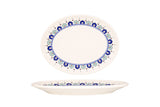 Kadim Prato de serviço oval 25 cm