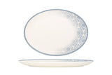 Casa Blue Oval Service Plate 33x19 cm