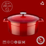 Cast Iron Casserole - 28 cm - Chaplin Home