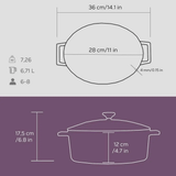 Cast Iron Casserole - 28 cm - Chaplin Home