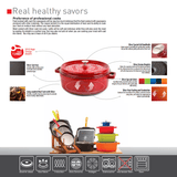 Olla achatada Cusinero de hierro fundido - 2,5 litros - Chaplin Home