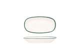 Servisní talíř Green Edge 16x9 cm - Chaplin Home