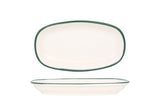 Green Edge Service Plate 25x15 cm - Chaplin Home
