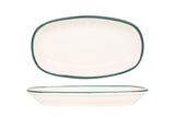 Servisní talíř Green Edge 30x18 cm - Chaplin Home