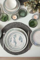 Conjunto de Louça Folha Verde 24 peças - Chaplin Home