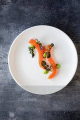 Iris hvid middagstallerken 25 cm - Chaplin Home