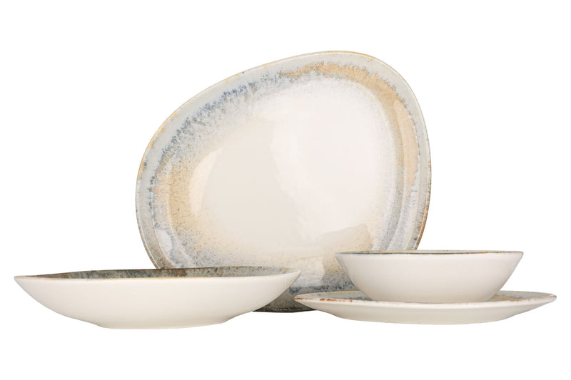 Bonna Knidos Set di stoviglie da 24 pezzi - Asimmetrico – Chaplin Home