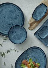 Blue Stone Deep Plate 21 cm (700cc)