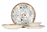 Fluer Amber Floral Dinnerware Set 24 pcs (Medium)