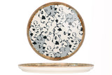 Fluer Amber Assiette plate 27 cm (Floral)