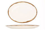Fluer Amber Talerz serwisowy owalny 33x19 cm