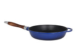 Poêle à Frire en Fonte avec Couvercle en Verre - 28 cm