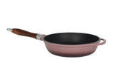 Bratpfanne aus Gusseisen mit Glasdeckel – 24 cm