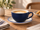Lavis Blue Tazzina da caffè con piattino - 350cc - set da 6