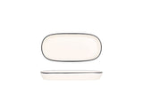 Plato de Servicio Linea Negro Ovalado 14 cm - Chaplin Home
