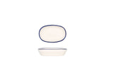 Linea Blue Oval serviceplade 10 cm - Chaplin Home