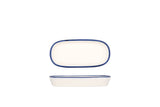 Linea Blue Oval serviceplade 14 cm - Chaplin Home