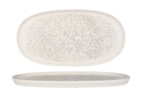 Lunar White Oval serviceskylt 30 cm - Chaplin Home