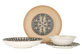 Mesopotamia Zestaw naczyń obiadowych 24 szt. - Chaplin Home