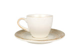 Patera Tazzina da caffè con piattino - 80cc - set da 6 - Chaplin Home
